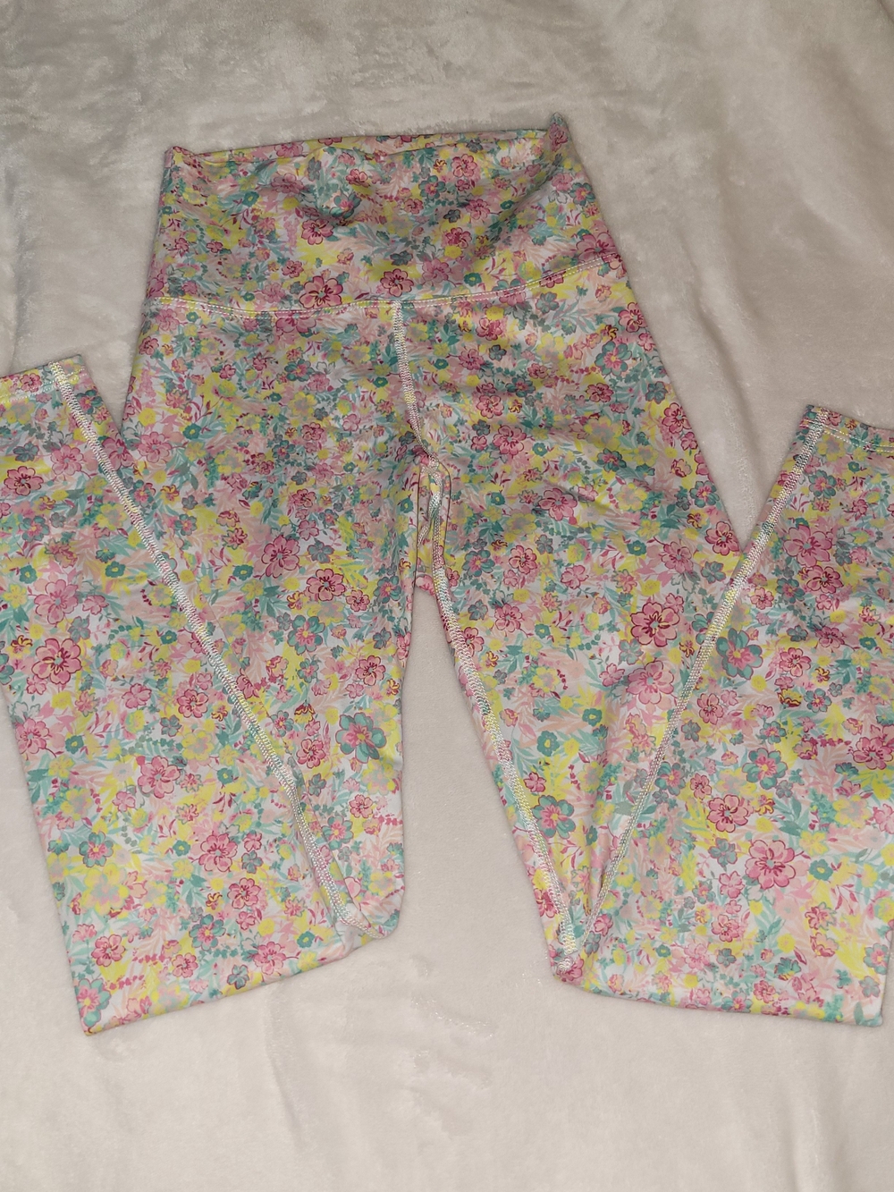 Beach Riot Piper Pastel Floral High-Rise Leggings